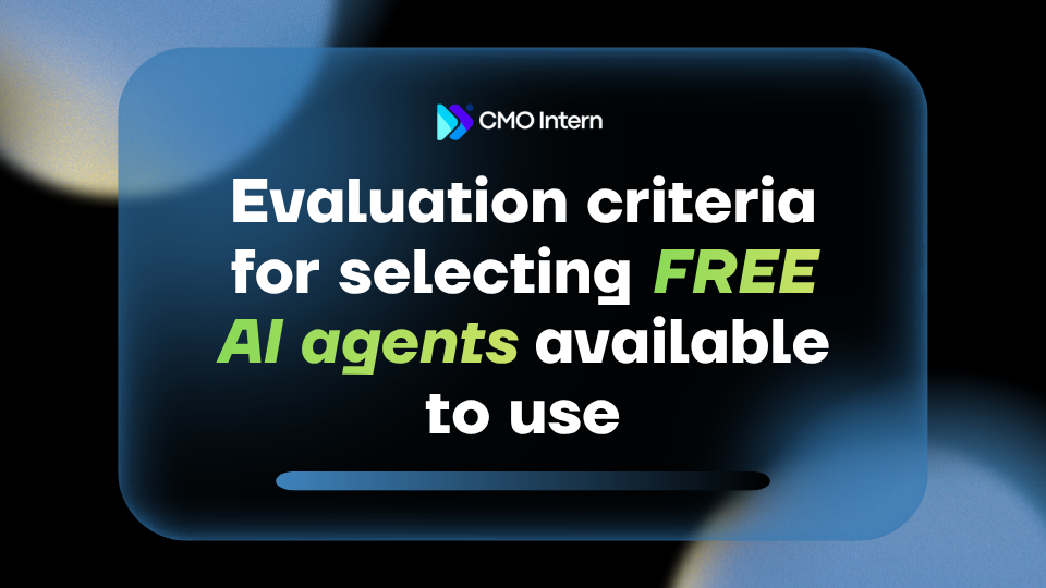 Evaluation criteria for selecting free AI agents available to use