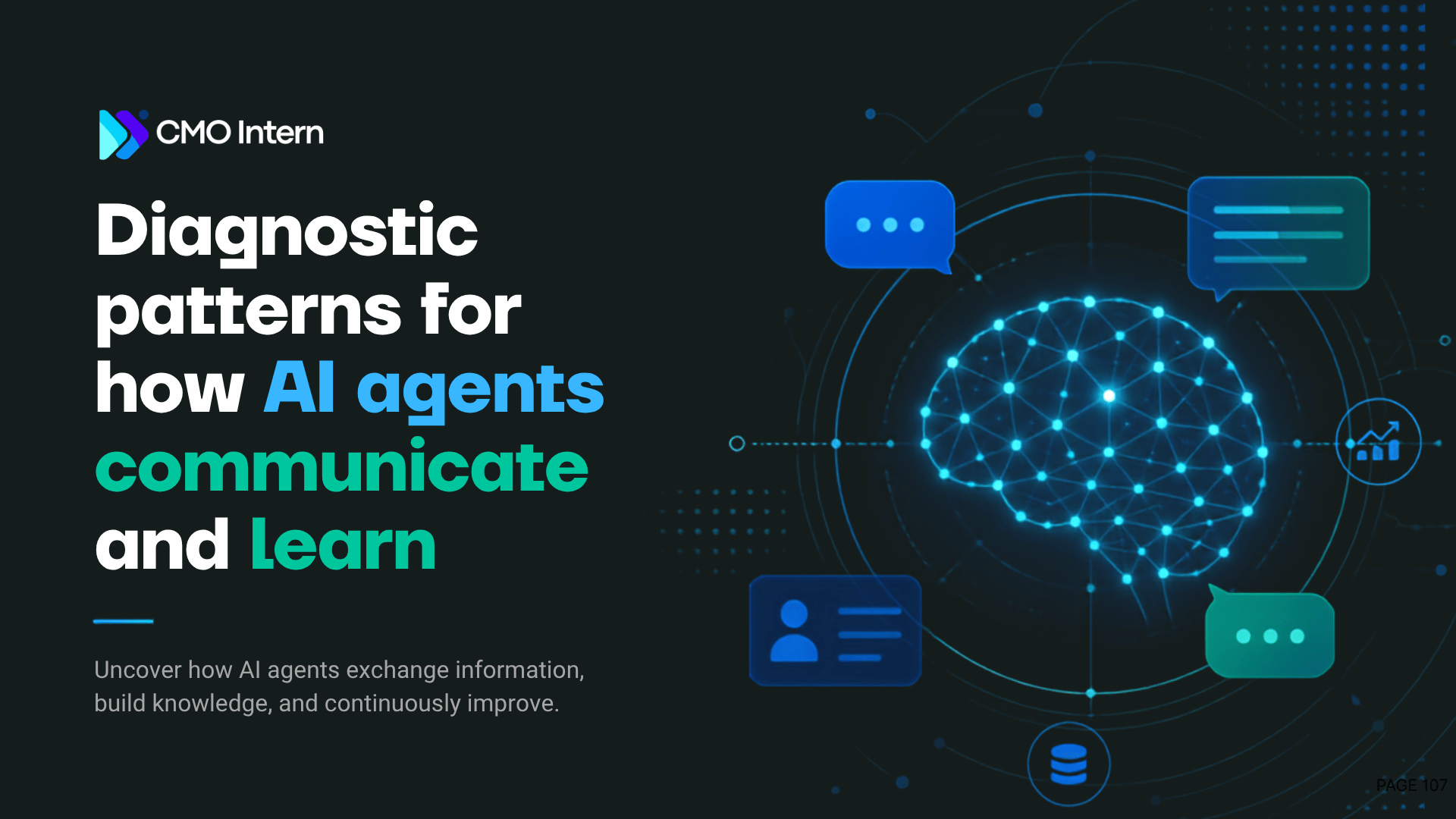 Diagnostic patterns for how AI agents communicate and learn