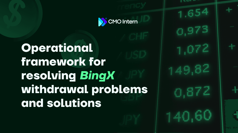 Operational framework for resolving BingX withdrawal problems and solutions