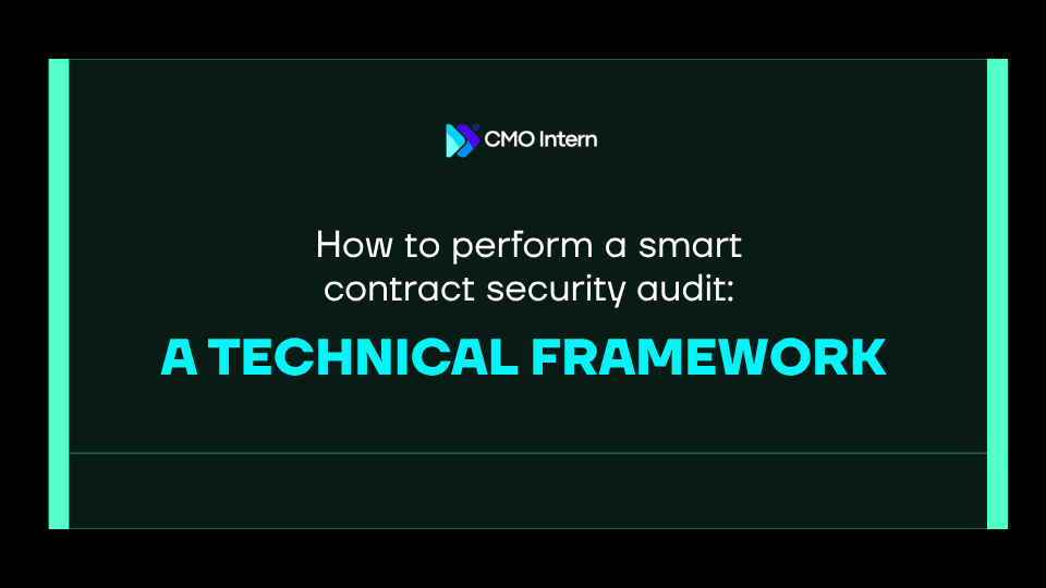 How to perform a smart contract security audit: A technical framework