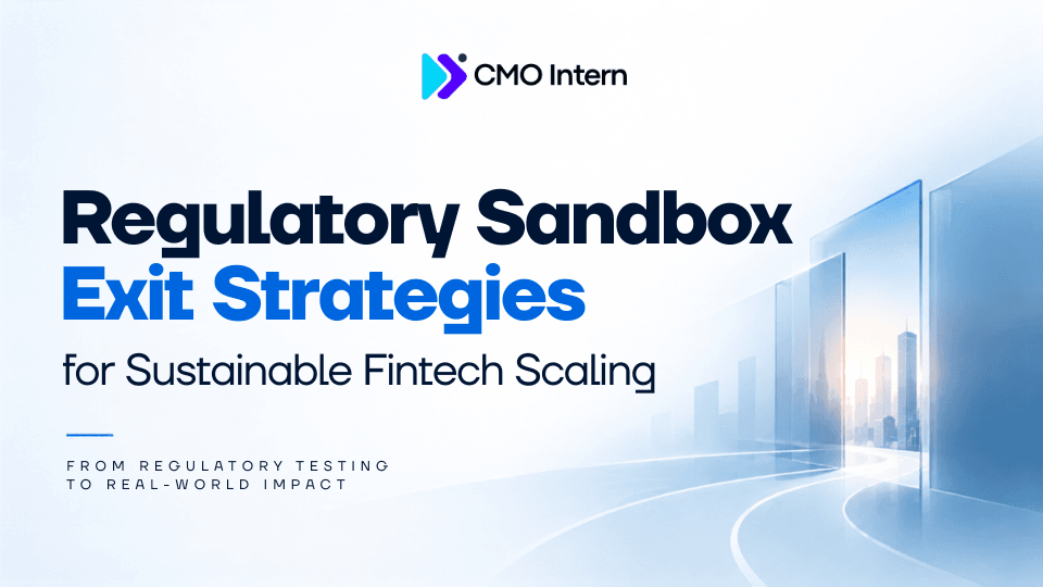 Regulatory sandbox exit strategies for sustainable fintech scaling