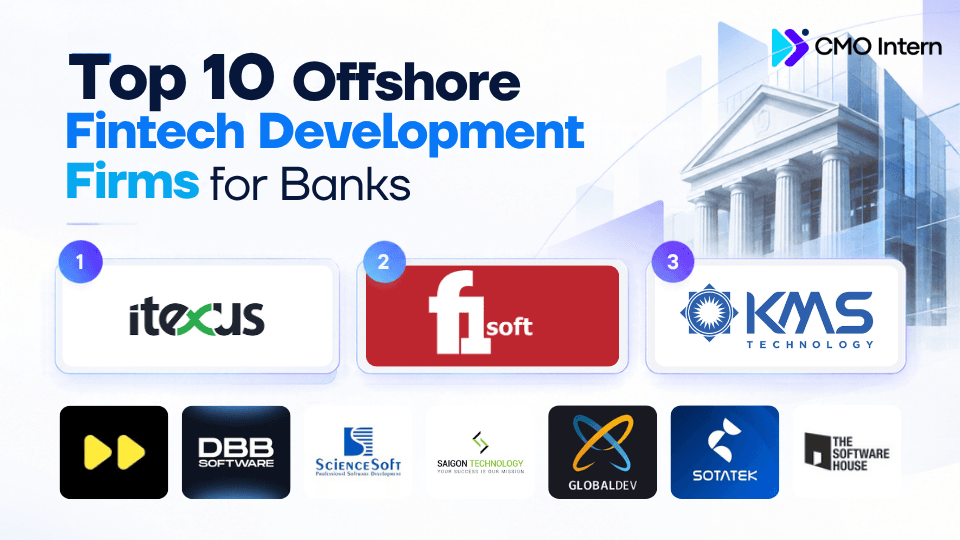 Top 10 offshore fintech development firms for banks